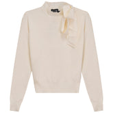 GEM TIE NECK SWEATER